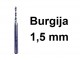 Burgija 1.5mm - Mikro burgija - 1 komad slika 1