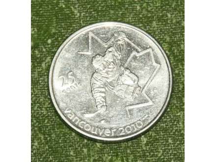 CANADA-25 CENTS 2009.