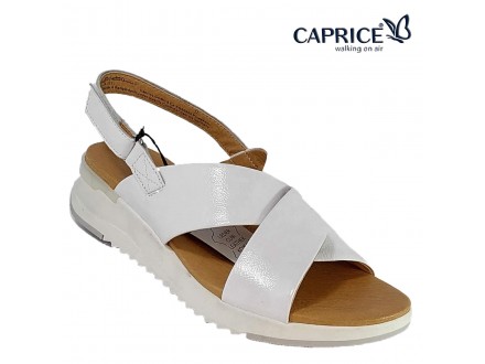 CAPRICE ženska sandala bela lak