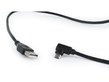CC-USB2-AMmDM90-6 Gembird USB 2.0 AM to Double-sided Micro-USB cable, black, 1,8m