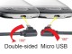 CC-USB2-AMmDM90-6 Gembird USB 2.0 AM to Double-sided Micro-USB cable, black, 1,8m slika 2