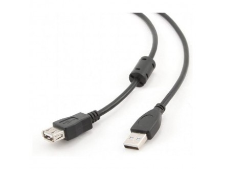 CCF-USB2-AMAF-15 Gembird USB 2.0 A-plug A-socket kabl with ferrite core 4.5m