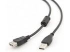 CCF-USB2-AMAF-15 Gembird USB 2.0 A-plug A-socket kabl with ferrite core 4.5m