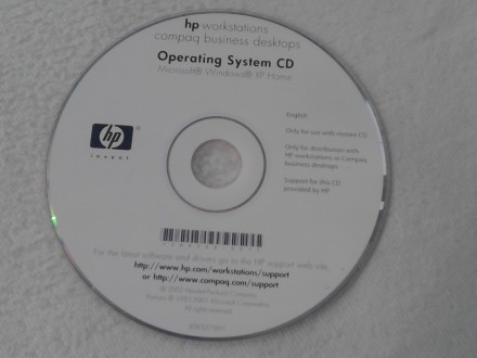 CD OPERATING SISTEM HP WINDOWS XP