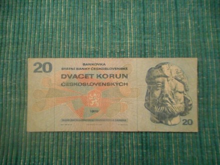 CEHOSLOVACKA 20 korun 1970