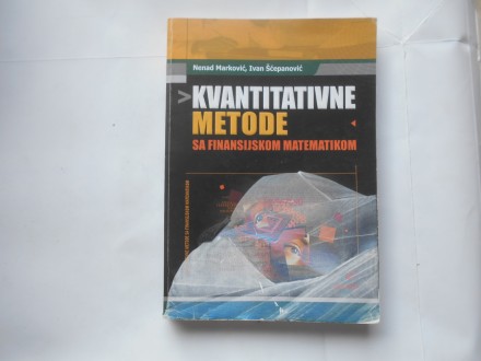 CEKOM - Kvantitativne metode, Nenad Marković