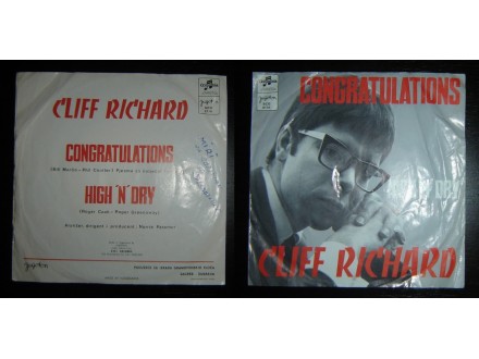 CLIFF RICHARD - Congratulations (singl) licenca