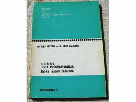 COBOL, jezik programiranja, Zbirka rešenih zadataka