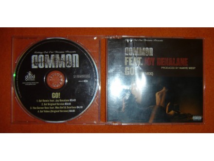 COMMON feat. JOY DENALANE–Go!(Remix)(CD maxi enhanced)