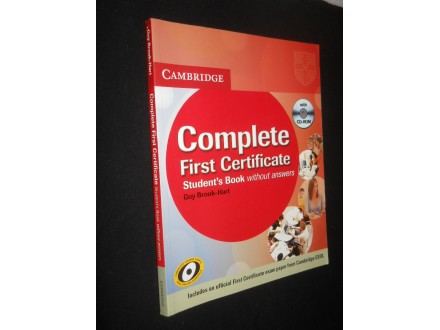 COMPLETE FIRST CERTIFICATE