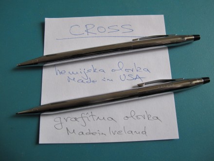 CROSS hemijska olovka + Cross grafitna olovka