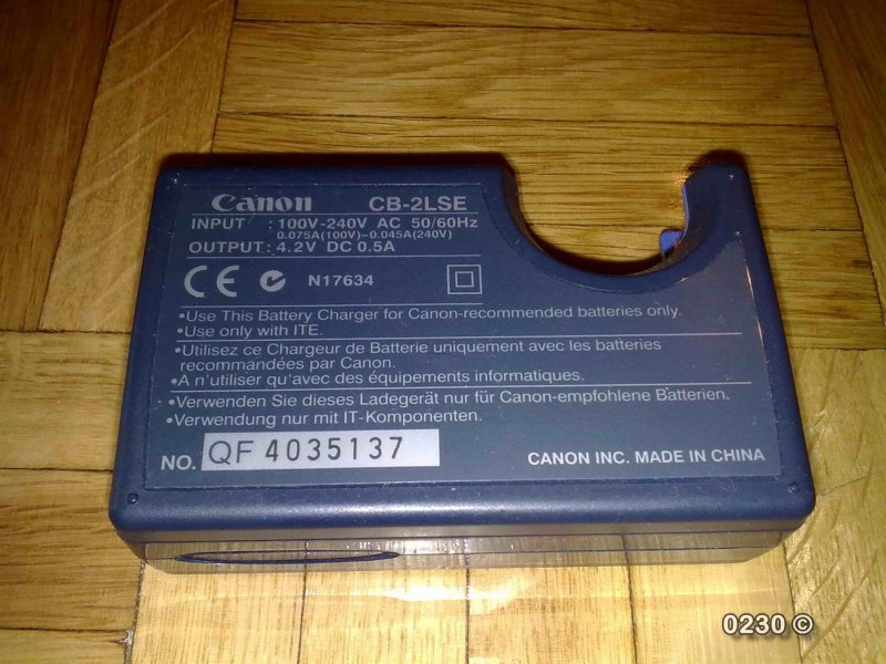 Canon CB-2LSE punjac za kamere 4.2V 0.5A