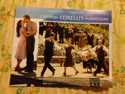 Captain Corellis mandolin, veci filmski flajer