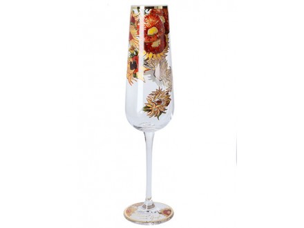 Čaša za šampanjac - Van Gogh, Sunflowers - Van Gogh
