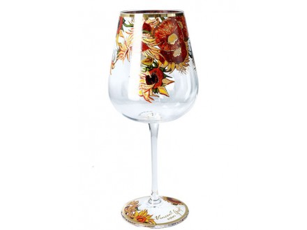 Čaša za vino - Van Gogh, Sunflowers - Van Gogh