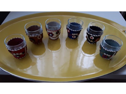 Čašice za rakiju u etno stilu