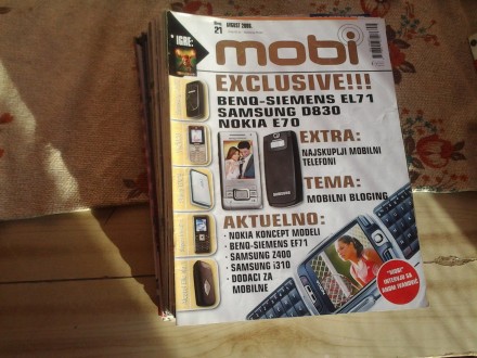 Casopisi za mobilne i komunikacije - Mobi