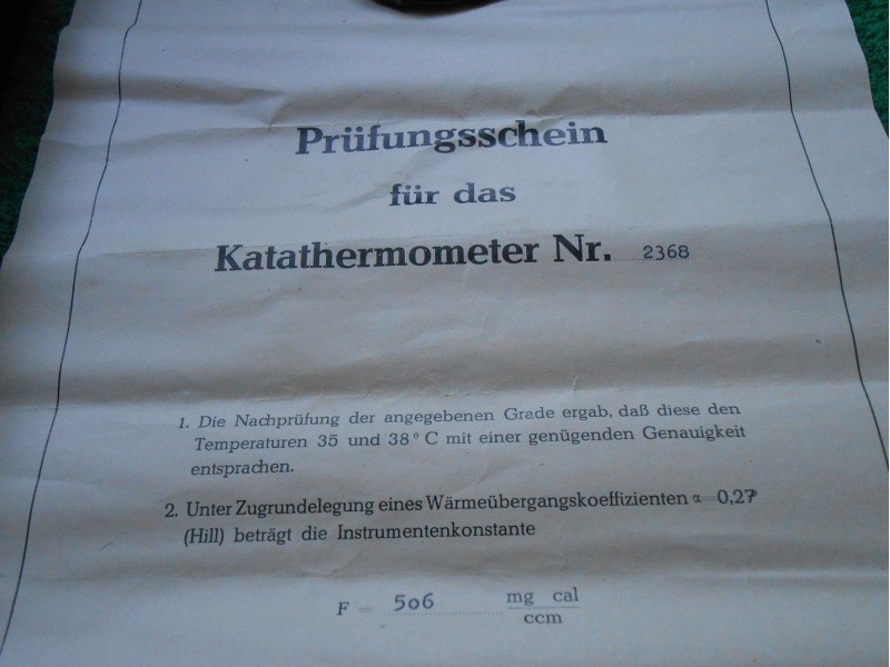 Catathermometer /Katathermometar