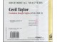 Cecil Taylor - Fondation Maeght Nights - Volume 3 slika 2