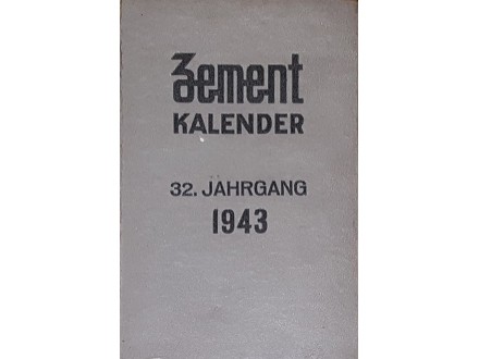 Cementni Kalendar 1943