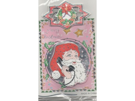 Čestitka-Deda Mraz sa kovertom