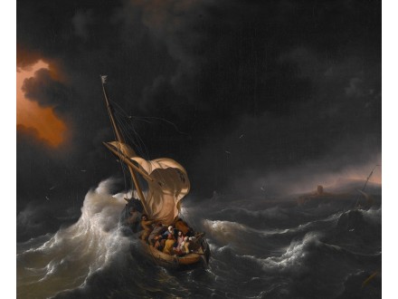 Christ In The Storm On The Sea Of Galilee (1695) Follow