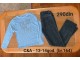 C&;A crne farmerke i majica dug rukav za dečake br. 164 slika 1