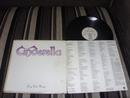 Cinderella – Long Cold Winter LP RTB 1988. Vg-/vg+