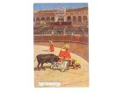 Color motivska razglednica,Korida,oko 1910,cista.