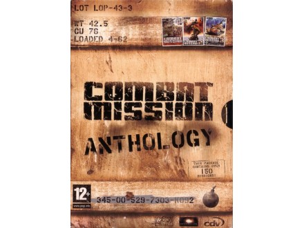 Combat Mission Anthology 3 x CD