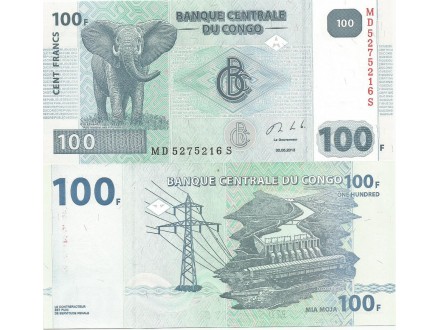 Congo 100 francs 2013. UNC