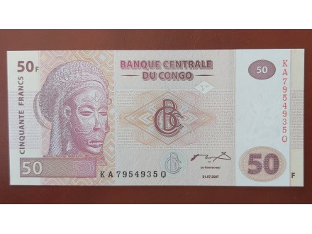 Congo 50 FRANCS 2007
