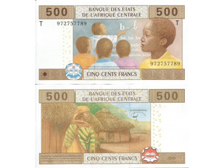 Congo 500 francs 2002. UNC