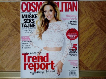 Cosmopolitan  septembar 2014.