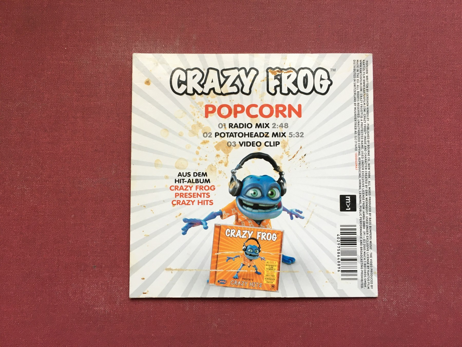 Crazy Frog - Popcorn (Official Video) 
