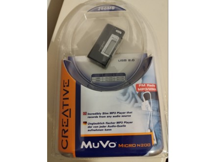 Creative MuVo Micro N200 256 MB MP3 Player Black