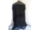 Crna haljina od tila karner oko ramena S/M slika 4