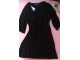 Crna haljina velicina 44 Nova Poluobim grudi 50-52 Polu slika 2