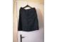 Crna lanena suknja slika 2