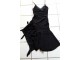 Crna neobicna haljina slika 1