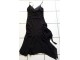 Crna neobicna haljina slika 2