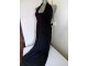 Crna pencil dekoltovana haljina M slika 2