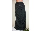 Crna suknja sa ziper džepom i šlicem težina 127 grama