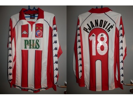 Crvena Zvezda dres 1998-2001 Pjanović 18 (Dug rukav)