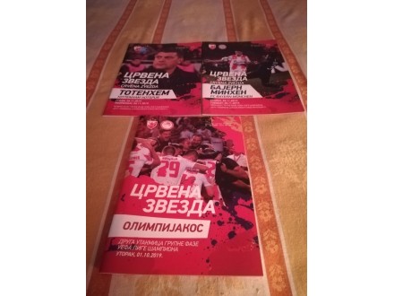 Crvena Zvezda - fudbalski programi Lige Sampiona 2019/2