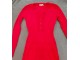 Crvena haljina od trikotaže s-m slika 3