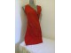 Crvena haljina sa rajsfeslusima S/M slika 3