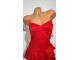 Crvena top haljina slika 3