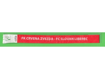 Crvena zvezda - Slovan Liberec 29.10.2020. Trakica