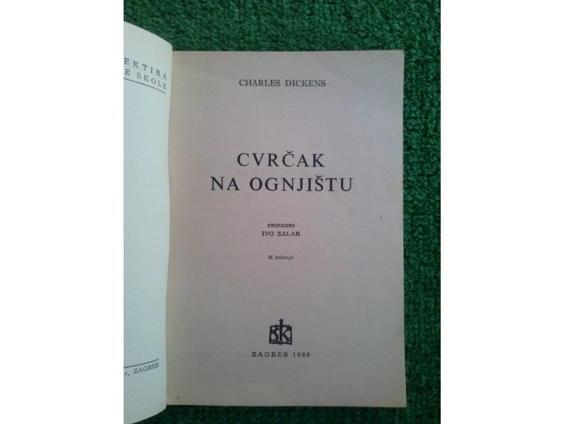 Cvrcak na ognjistu - Carls Dikens, 1966.